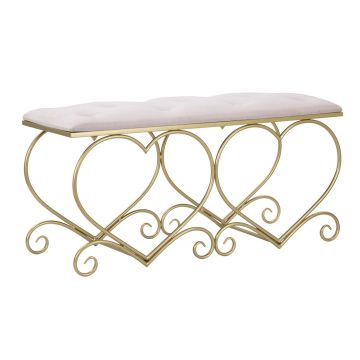 Mauro Ferretti BANCA INIMA ROZ CM 105X37,5X51,5