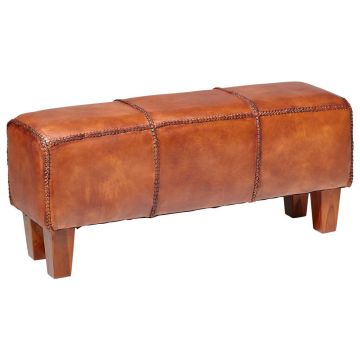 BANCĂ 110/45/35 cm in maro, culoare lemn tec