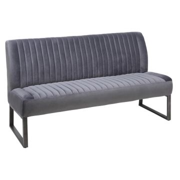 Bancă 160/88/67 cm in gri, negru