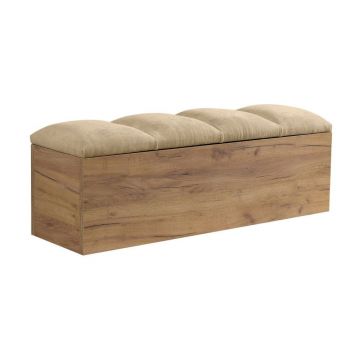 Bancă bej/în culoare naturală Kumo – Bobochic Paris