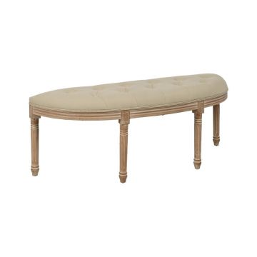 Bancă bej/în culoare naturală Royal – Ixia