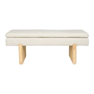 Bancă crem capitonată Jappo – White Label