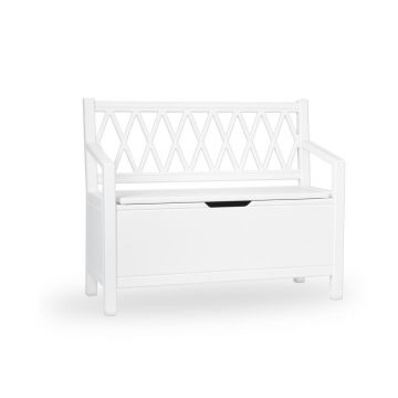 Bancă de copii albă Harlequin – Cam Cam Copenhagen