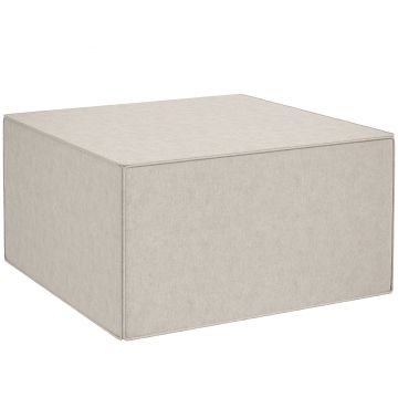 HOMCOM Taburet pentru Picioare 2 în 1 cu Hușă Detașabilă, Suport pentru Picioare, 75x75x41 cm, Bej | Aosom Romania