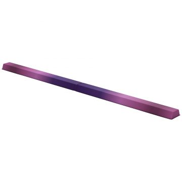 SPORTNOW Bârnă de gimnastică pliabilă bază antiderapantă, mâner de transport, 236 x 10/15 x 6,5 cm violet și roz | Aosom Romania