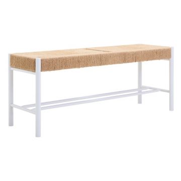 Bancă în culoare naturală din lemn masiv Bandar – Premier Housewares