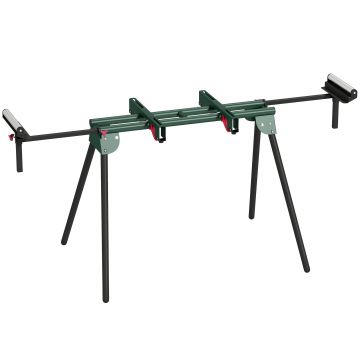HOMCOM Suport pentru Troncatrice cu Brațe Reglabile, Picioare Pliabile, Înălțime Ajustabilă, Capacitate 150 kg, Verde | Aosom Romania